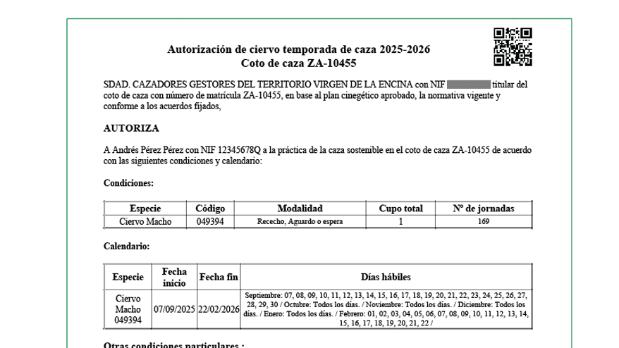 Cómo se realiza un control de una autorización en papel